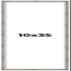 10x35 Frame Silver Rustic Metallic Grey Picture Frame | Solid Wood | Includes UV Acrylic Shatter Guard Front, Acid Free Foam Backing Board, Hanging Hardware Wood Wall Frames for Family Photos - no view 1