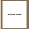 10x38 Frame Gold Picture Frame - Complete Modern Photo Frame Includes UV Acrylic Shatter Guard Front, Acid Free Foam Backing Board, Hanging Hardware Wood Wall Frames for Family Photos - no Mat view 1