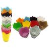 200 PCS Tulip Cupcake Liner Baking Cups Paper Cupcake and Muffin Baking Cups for Baby Showers,Weddings, Birthdays, Colourful and Natural (Ten Color) view 1