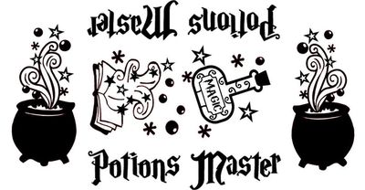 Potions Master Vinyl Decal Sticker for Kitchen Mixers