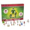 Jakks Holiday Elf Advent Calendar, Enjoy 24 Days of Fun Collectible Surprise Figures view 2