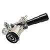 Keg Coupler, Sankey D Tap with 304 Stainless Steel Probe, Keg Coupler D System with Black Handle & Hose Clamp, D Style,Sankey D Tap for 5/16" ID Hose view 3