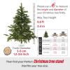 Tree Nest Christmas Tree Stand Base Modern Tree for 6ft Real Tree Small Tree Tabletop Holder Xmas Tree Decoration Hip (Silver) view 4