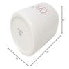 MERRY Ceramic LL Large Canister With Red Letters view 4