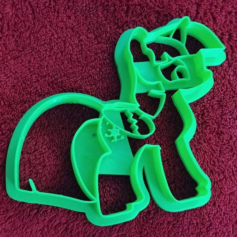 3D Printed Fan Art Cookie Cutter Inspired by My Petite Pony Twilight Sparkle