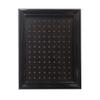 FixtureDisplays Versatile Picture Frame Picture Easel Pegboard Frame for Hanging Keys, Tools, Badges, Office Supplies, Gloss Black 14719 view 1