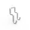 FixtureDisplays Pegwall Slatwall Hook, 1" Wide x 0.9" High x 0.5" Deep, Small Metal Hook 18529-FBA view 2