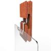 FixtureDisplays Pegwall Slatwall Hook, 1" Wide x 0.9" High x 0.5" Deep, Small Metal Hook 18529-FBA view 4