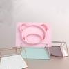Top Estore One-Piece Baby Placemat, Cute Bear Silicone Child Place Mat (Pink) view 3