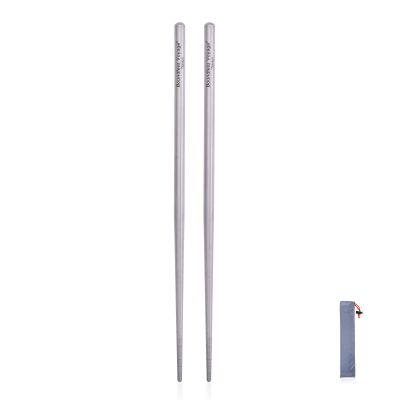 iBasingo Titanium Chopsticks 23cm / 9" Ultralight Camping Utensil Ti1002T