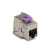 Platinum Tools 751-1 Keystone Jack, Cat6A, Shielded, Tool-Less for Wall Plates and Patch Panels view 1
