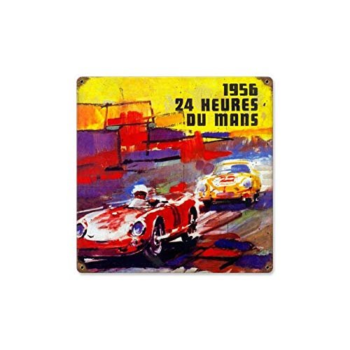 12 X 12 Vintage Metal Sign - 24 Heures Dumans