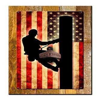 10 X 16 Bottle Opener Lineman Us Flag Bottle Opener Wood Backer