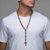 Intercession Our Father Sacred Handmade Solid Wood Rosary (Our Lady - Walnut) view 4