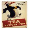 12 X 18 Satin Metal Sign - Tea Revives You view 1