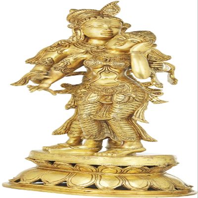 Exotic India Radha Krishna, Yellow