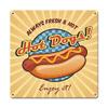 12 X 12 Metal Signs - Hotdog 12X12 view 1
