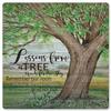 12 X 12 Satin Metal Sign - Lessons From A Tree view 1