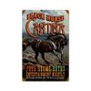 12 X 18 Vintage Metal Sign - Black Horse Cantina view 1