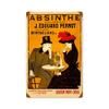 12 X 18 Vintage Metal Sign Absinthe Cafe view 1