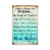 12 X 18 Vintage Metal Sign - Take It From Ocean/W Wood Frame/W Wood Frame view 1
