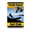 12 X 18 Vintage Metal Sign - Pacific Beach Surf view 1