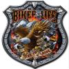 10 X 14 Plasma Metal Sign - Bikers For Life view 1