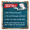 12 X 18 Satin Metal Sign - Mom'S Shit List view 1