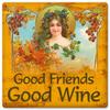 12 X 12 Metal Sign - Good Friends view 1
