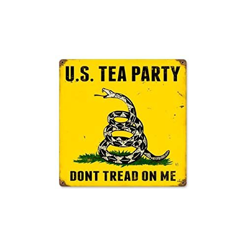 12 X 12 Vintage Metal Sign - Us Tea Party