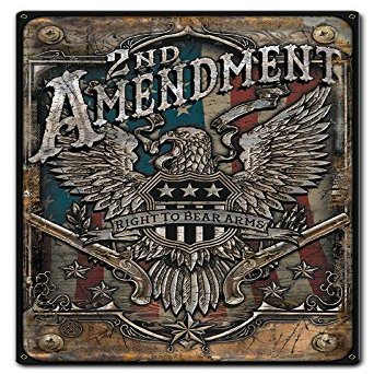 12 X 18 - Metal Sign - 2Nd Amendment