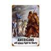 12 X 18 Vintage Metal Sign - Americans Fight view 1