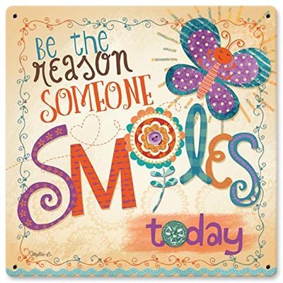 12 X 12 Satin Metal Sign - Be The Reason