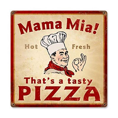 12 X 12 Vintage - Mama Mia Pizza