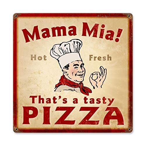 12 X 12 Vintage - Mama Mia Pizza
