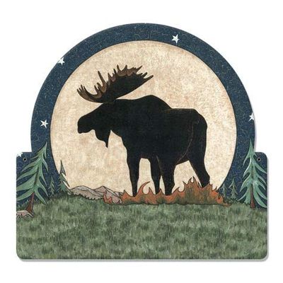 11 X 12 Plasma Metal Sign - Moose Moon