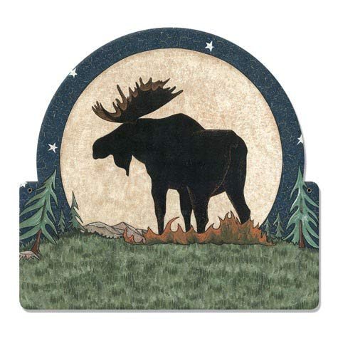 11 X 12 Plasma Metal Sign - Moose Moon