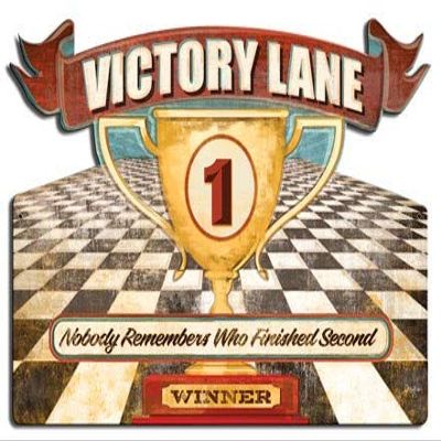 24 X 16 Plasma Metal Sign - Victory Lane