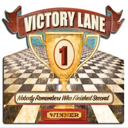 24 X 16 Plasma Metal Sign - Victory Lane