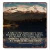 12 X 18 Satin Metal - Sign Lake Shasta Thoreau Quote view 1