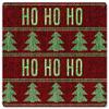 12 X 12 Satin Metal Sign - Christmas Sweater Ho Ho Ho view 1