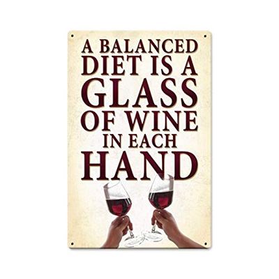 12 X 18 Vintage - A Balanced Diet