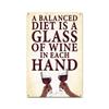12 X 18 Vintage - A Balanced Diet view 1