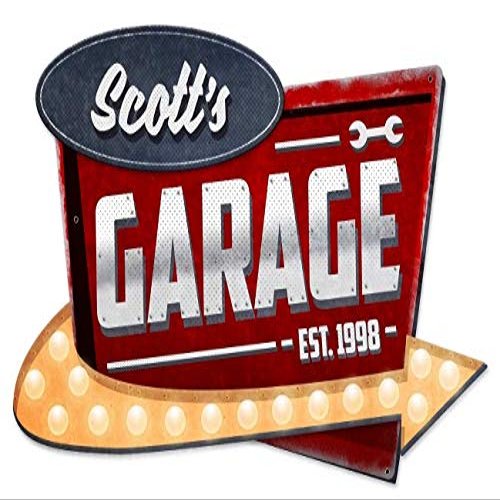 23 X 15 3D - 3-D Garage Personalized