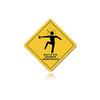 12 X 12 Metal Sign - Drunken Pedestrians view 1