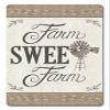 12 X 18 Satin Metal Sign - Farm Sweet Farm view 1