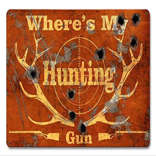 12 X 18 Satin Metal Sign - My Lucky Hunting Shirt/W Wood Frame/W Wood Frame