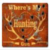 12 X 18 Satin Metal Sign - My Lucky Hunting Shirt/W Wood Frame/W Wood Frame view 1