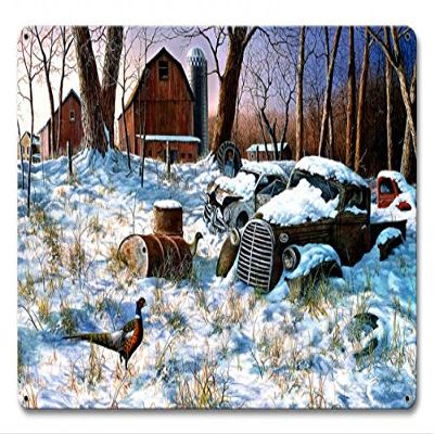 12 X 18 Satin Metal Sign - Winter Haven