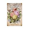 12 X 18 Vintage Metal Sign - Tinted Flowers view 1